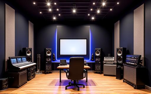 Professional studio setup